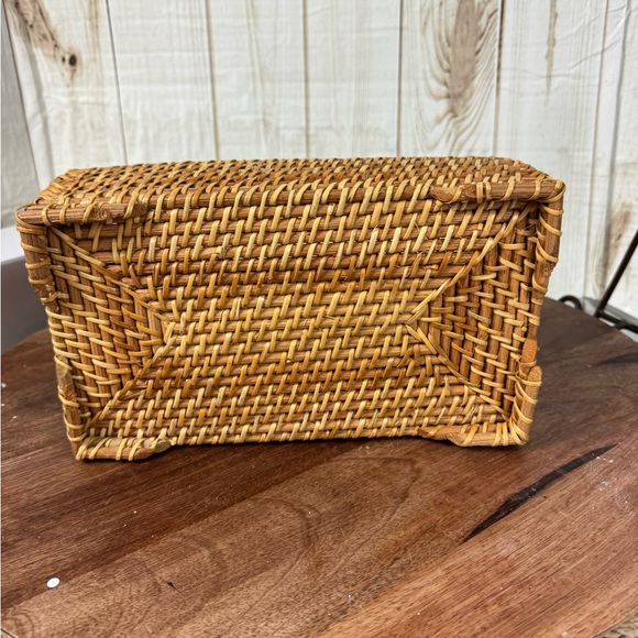 Woven Rattan Tissue Box Cover - Picture 7 of 11